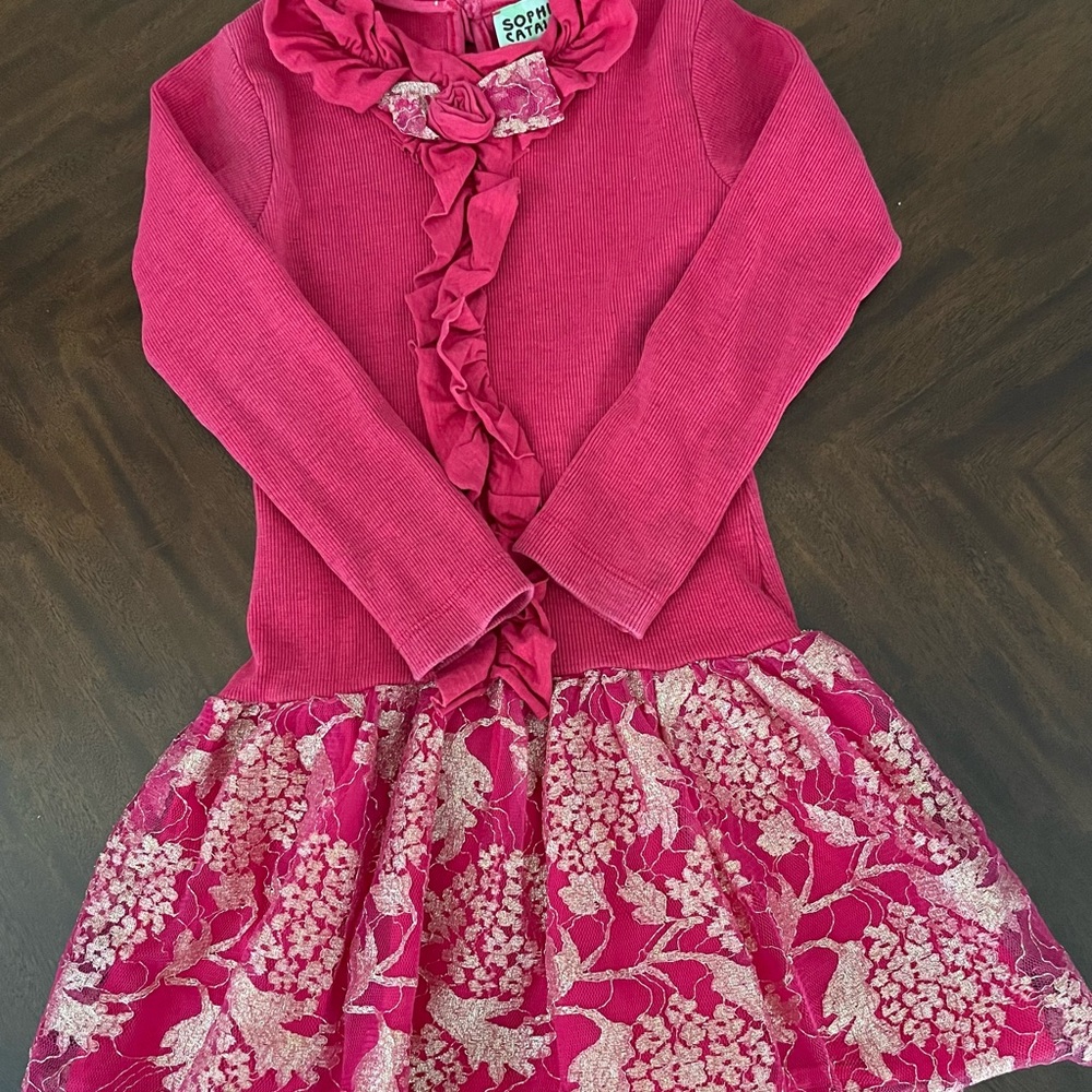 Little Girls Sophie Catalou Dress Size 3